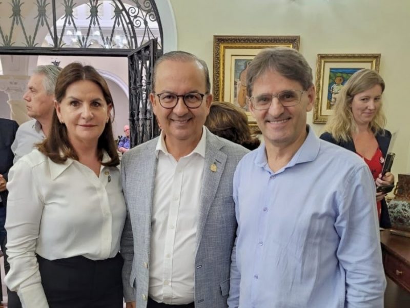 Governador Jorginho Mello convidou o deputado Neodi Saretta para reuni&atilde;o – Foto: Divulga&ccedil;&atilde;o/.ND