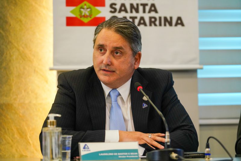 Laudelino Bastos, presidente da Casan – Foto: RICARDO WOLFFENBUTTEL/ND