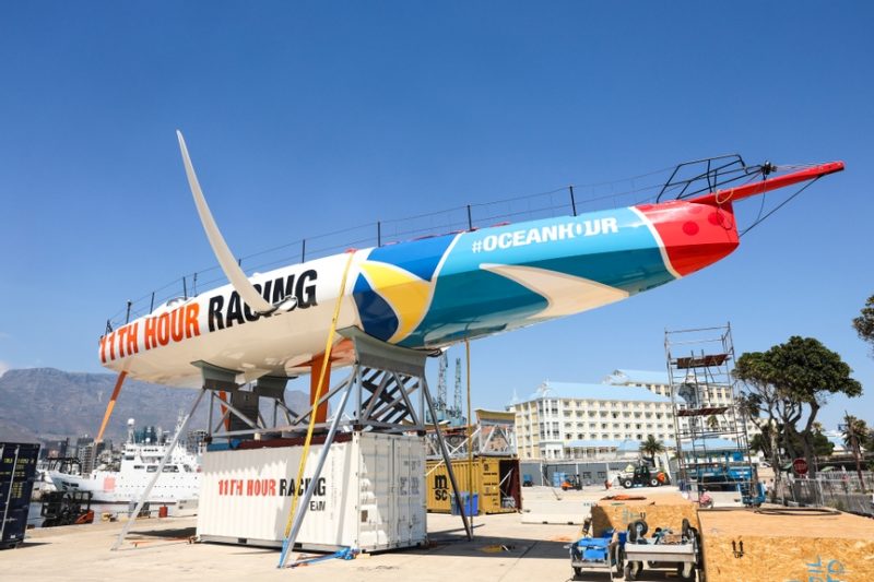 13 February 2023, Boats haul out in the V+A Waterfront, Cape Town. 11th Hour Racing Team – Foto: The Ocean Race/Reprodu&ccedil;&atilde;o/ND