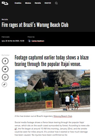 M&iacute;dia especializada internacional repercute a not&iacute;cia – Foto: RA/Reprodu&ccedil;&atilde;o/ND