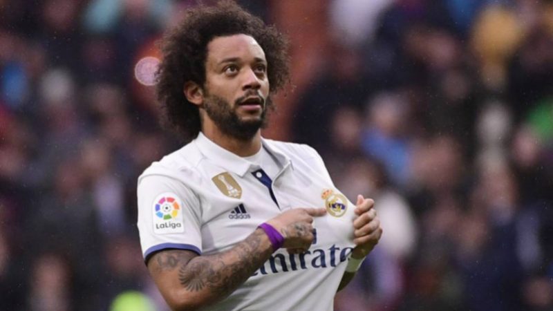 Marcelo fez hist&oacute;ria com a camisa do Real Madrid – Foto: Divulga&ccedil;&atilde;o/Real Madrid