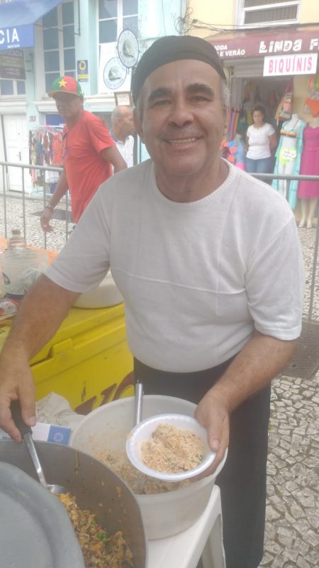 O carioca &eacute; carnavalesco e estava com saudade do Carnaval de Florian&oacute;polis – Foto: Thiago Keller/ND