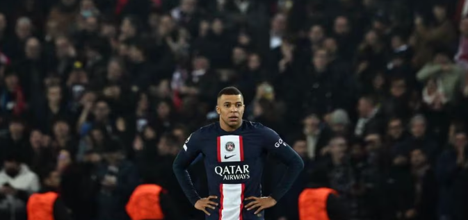 Mbapp&eacute; fracassou pelo PSG na Champions League – Foto: Uefa