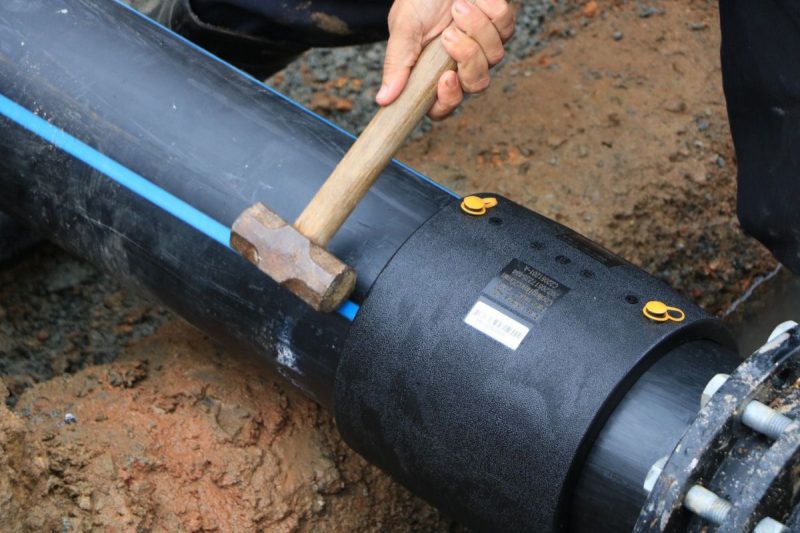 Nova adutora ser&aacute; instalada no bairro Boehmerwald – Foto: Prefeitura de Joinville/Divulga&ccedil;&atilde;o/ND