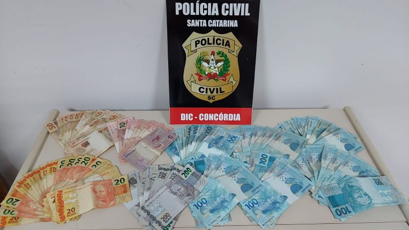 A opera&ccedil;&atilde;o &ldquo;Fam&iacute;lia Mandrake&rdquo; foi deflagrada no munic&iacute;pio de Conc&oacute;rdia e apreendeu R$ 15 mil em eletr&ocirc;nicos. – Foto: Pol&iacute;cia Civil/Reprodu&ccedil;&atilde;o/ND