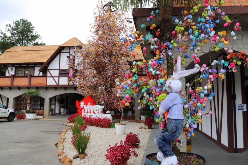 Festividade conta com decora&ccedil;&atilde;o especial para celebrar a P&aacute;scoa – Foto: Prefeitura de Jaragu&aacute; do Sul/Divulga&ccedil;&atilde;o