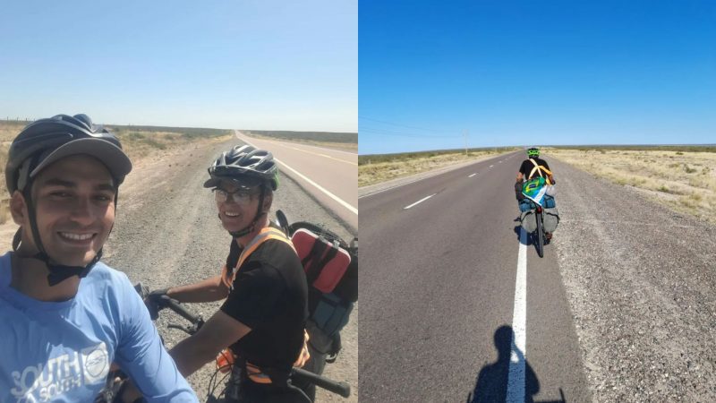 En bicicleta, padre e hijo llegan a Argentina luego de 1 mes de viaje desde Itaja – Foto: Cycles &  Rodas/Reproducción/Internet