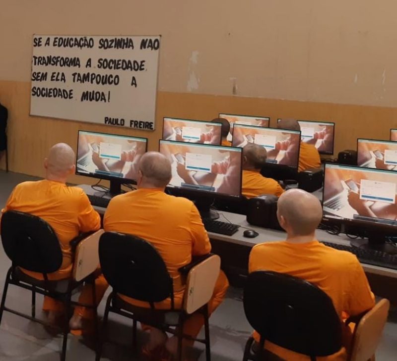 Penitenci&aacute;ria de Blumenau oferece curso de ensino superior a apenados – Foto: SAP / Reprodu&ccedil;&atilde;o ND