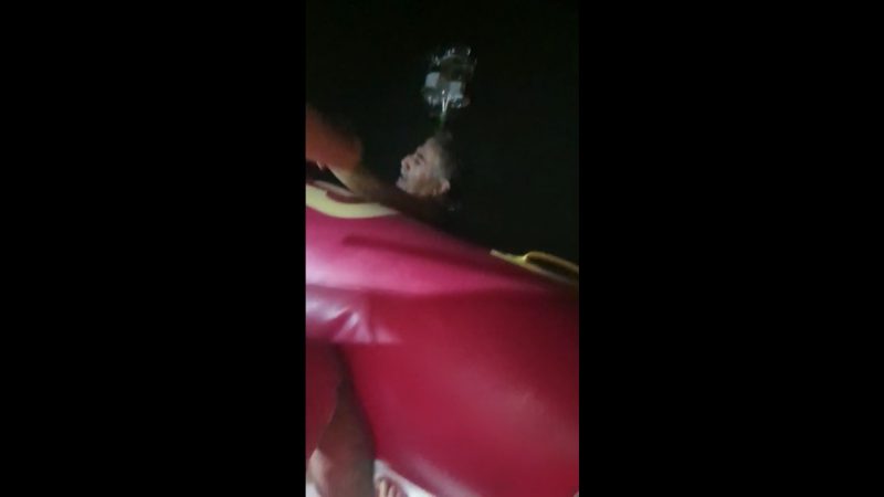 Pescador &eacute; resgatado pelo GBS na Ba&iacute;a Sul – Foto: GBS/Divulga&ccedil;&atilde;o/ND