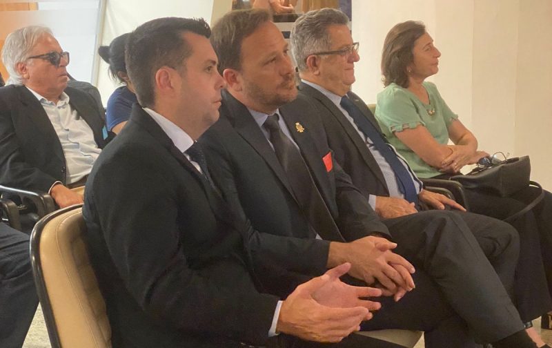 Comitiva j&aacute; est&aacute; em Florian&oacute;polis. – Foto: Divulga&ccedil;&atilde;o