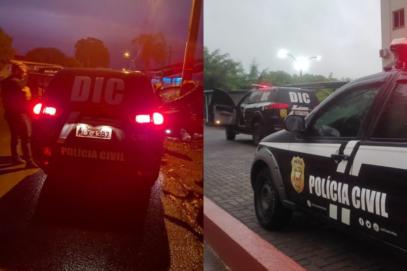 A opera&ccedil;&atilde;o &ldquo;Ponto Final&rdquo; iniciou na manh&atilde; desta sexta-feira em Chapec&oacute;. – Foto: Pol&iacute;cia Civil/Reprodu&ccedil;&atilde;o/ND