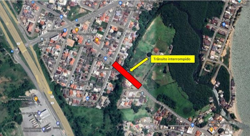 Trecho no bairro Pontal ser&aacute; interditado nesta sexta (24) e no s&aacute;bado (25) – Foto: Divulga&ccedil;&atilde;o/ND