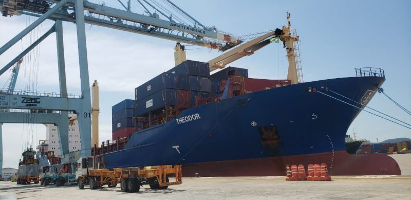 Porto de Itaja&iacute; volta a receber navios de cont&ecirc;ineres – Foto: Marcos Porto/Prefeitura de Itaja&iacute;/Divulga&ccedil;&atilde;o/ND