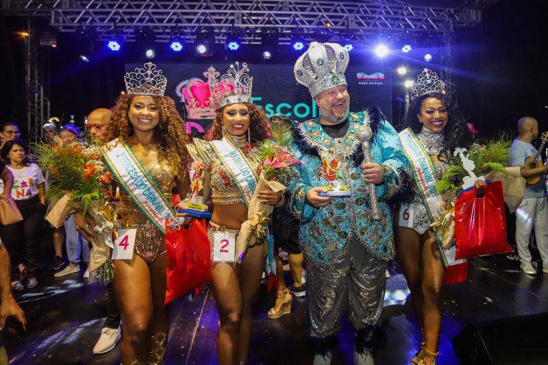 Rainha, 1&ordf; e 2&ordf; Princesas do Carnaval 2023 – Foto: Sofia Leal/PMF/Divulga&ccedil;&atilde;o/ND