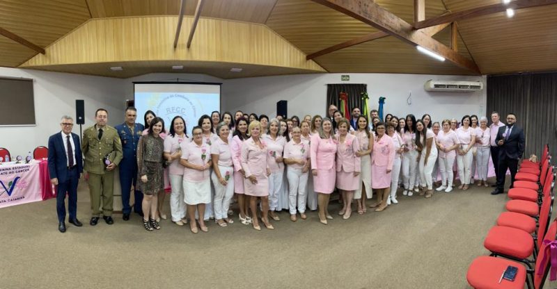 The Women's Cancer Network was launched on Saturday (25) in Governador Celso Ramos – Photo: Susan Rodriguez/NDTV