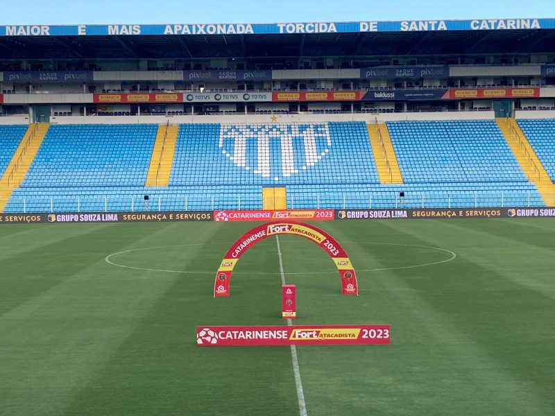 Estádio da Ressacada recebe partida entre Avaí x Criciúma