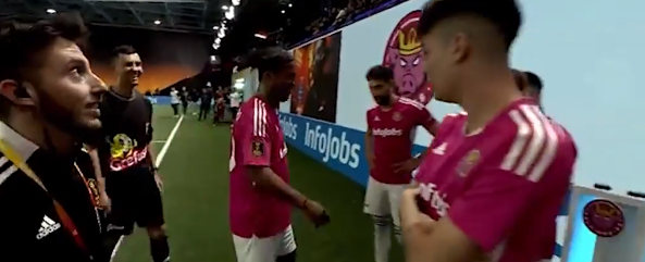 Ronaldinho Ga&uacute;cho estreou no Futebol de 7 – Foto: Twitter