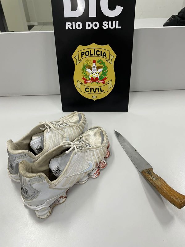 Adolescente confessa ter matado homem ap&oacute;s briga de bar em Rio do Sul – Foto: Pol&iacute;cia Civil / Reprodu&ccedil;&atilde;o ND