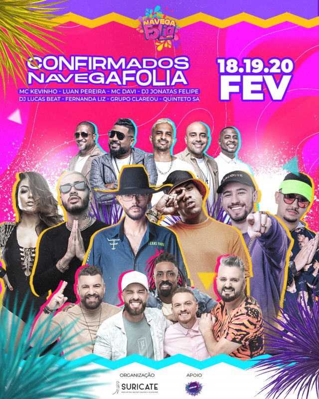 Navegantes, destino de muitos catarinenses e turistas de outros lugares do Brasil, tamb&eacute;m retoma a tradicional programa&ccedil;&atilde;o de festas neste carnaval – Foto: NavegaFolia/Divulga&ccedil;&atilde;o