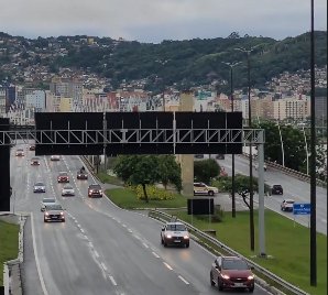 Florian&oacute;polis apresenta tr&acirc;nsito tranquilo na manh&atilde; desta ter&ccedil;a-feira (21) – Foto: GMF/Reprodu&ccedil;&atilde;o/ND