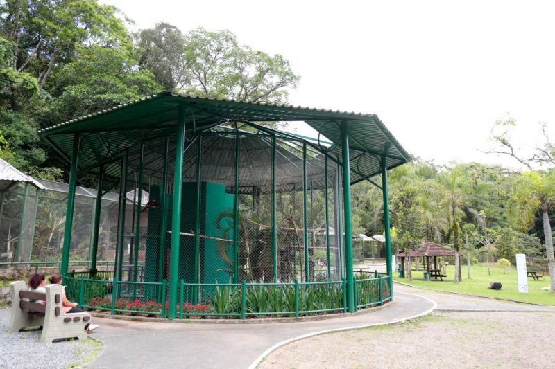 trilha no zoobotânico