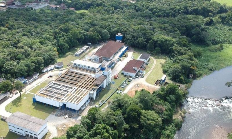 Sistema de tratamento de &aacute;gua – Foto: Secom/Prefeitura de Joinville Divulga&ccedil;&atilde;o/ND