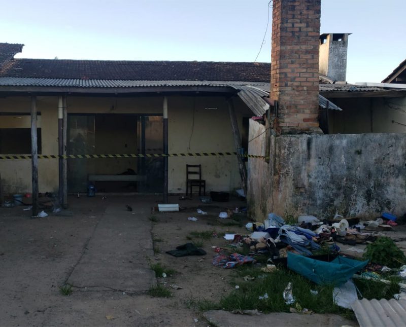 Casa foi interditada por situa&ccedil;&atilde;o de insalubridade – Foto: Prefeitura de Balne&aacute;rio Pi&ccedil;arras/Reprodu&ccedil;&atilde;o/ND