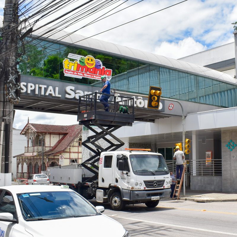 Blumenau inicia instala&ccedil;&atilde;o de sem&aacute;foro em frente ao Hospital Santo Ant&ocirc;nio – Foto: HSA / Reprodu&ccedil;&atilde;o ND