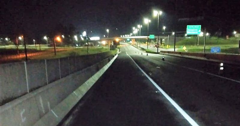 PRF solicitou melhora na sinaliza&ccedil;&atilde;o horizontal – Foto: PRF SC/Reprodu&ccedil;&atilde;o/ND