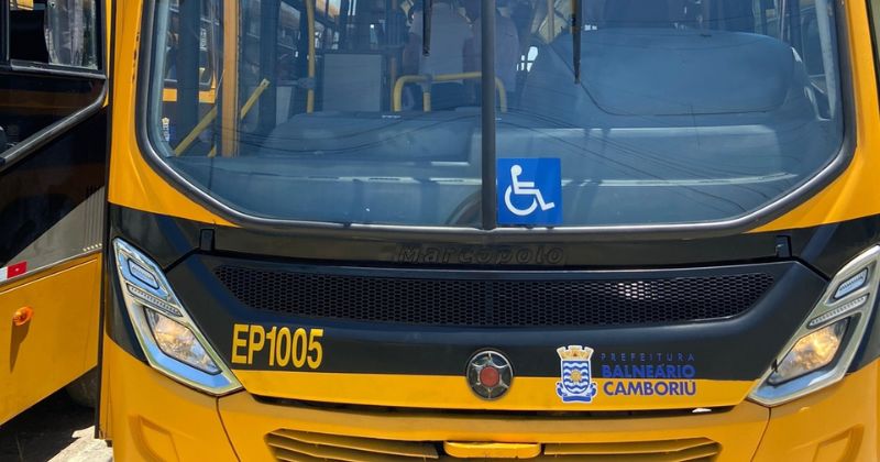 &Ocirc;nibus ser&atilde;o adaptados para cadeirantes – Foto: PMBC/Reprodu&ccedil;&atilde;o/ND