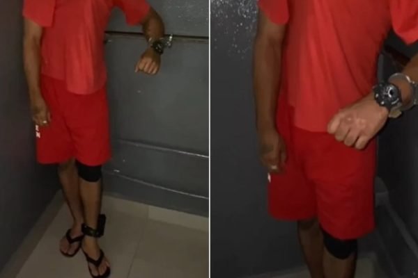 Jovem preso com tornozeleira falsa era foli&atilde;o, mas n&atilde;o conseguiu escapar da cadeia – Foto: Reprodu&ccedil;&atilde;o
