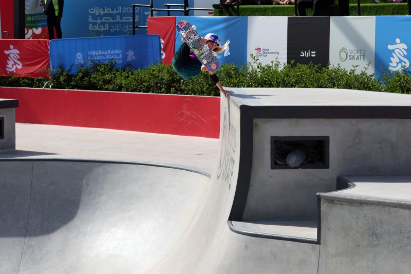 Yndiara Asp segue firme na disputa e participa da semifinal na manh&atilde; deste s&aacute;bado – Foto: CBSk/Divulga&ccedil;&atilde;o/ND