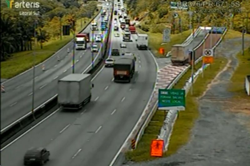 Acidente aconteceu no km 671 da BR-376 – Foto: Reprodu&ccedil;&atilde;o/Internet/ND