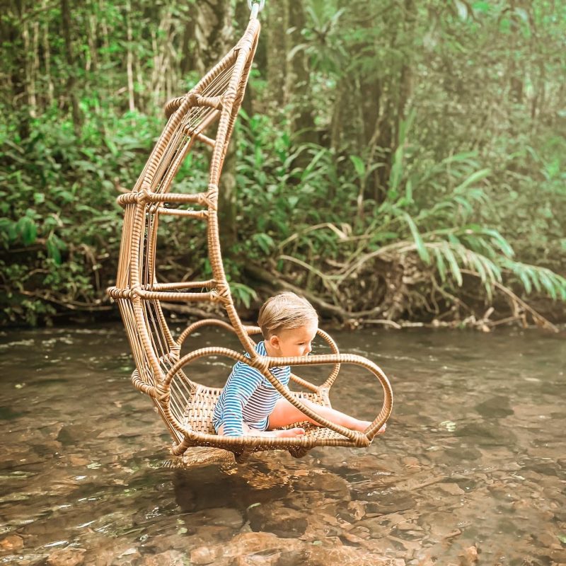 Os h&oacute;spedes podem aproveitar um balan&ccedil;o nas &aacute;guas refrescantes do rio Taquaras&nbsp;– Foto: Divulga&ccedil;&atilde;o/NDTV