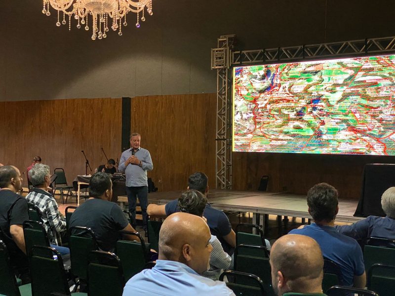 A divulga&ccedil;&atilde;o foi feita pelo secret&aacute;rio Valdir Colatto, nesta semana, durante palestra no Congresso Pinus Sul Brasil e a TechForestry – Foto: Governo de SC/ND