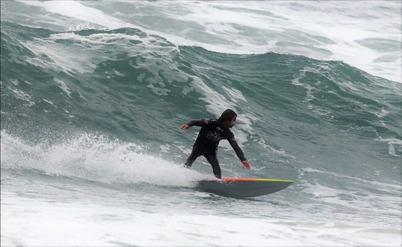 O surf adaptado ser&aacute; mais uma vez atra&ccedil;&atilde;o no Circuito ASJ. Luciano Nem representando a Joaca nos eventos – Foto: Basilio Ruy/PP007