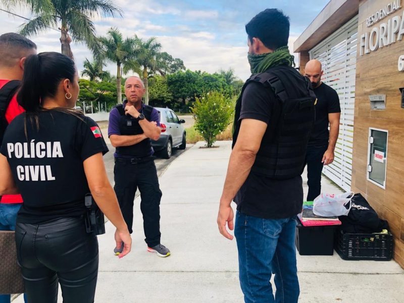 &Oacute;rg&atilde;os de seguran&ccedil;a cumpriram mandados: cerco aos pichadores na Capital – Foto: Divulga&ccedil;&atilde;o/ND