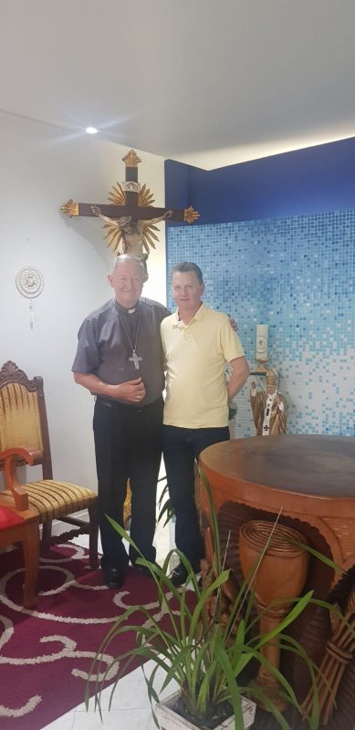 O bispo Dom Jacinto In&aacute;cio Flach foi procurado pelo secret&aacute;rio de sa&uacute;de Ac&eacute;lio Casagrande. – Foto: Divulga&ccedil;&atilde;o