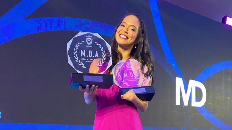 Anny de Bassi, paratleta de Balne&aacute;rio Cambori&uacute; ganha pr&ecirc;mio em Bras&iacute;lia – Foto: Reprodu&ccedil;&atilde;o Internet/ND