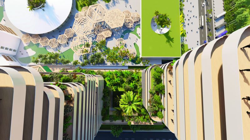 Em um conceito in&eacute;dito em SC, torres s&atilde;o compartilhadas atrav&eacute;s de cotas, as quais possibilitam morador usar apartamento algumas vezes no ano – Foto: NotToScale Architecture/ND