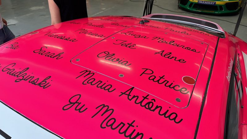 Nomes de todas as mulheres que trabalham na competi&ccedil;&atilde;o – Foto: Divulga&ccedil;&atilde;o/Andr&eacute; Gaidzinski