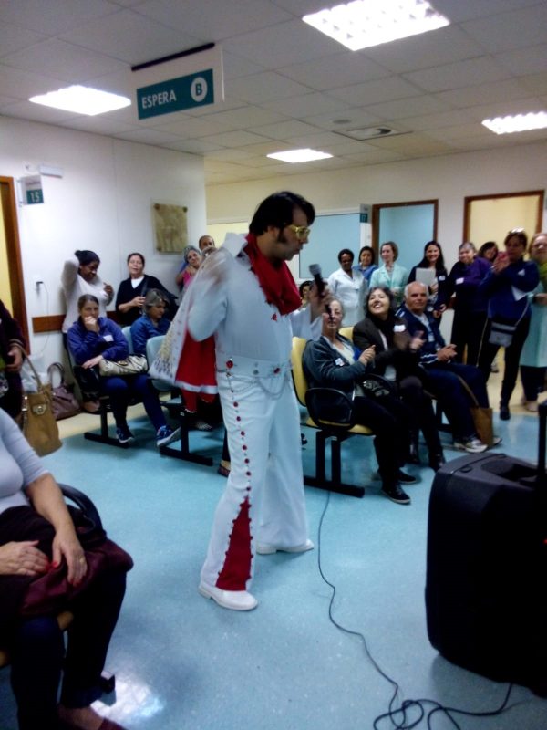 Dani’Elvis se apresentando no Cepon – Foto: Arquivo Pessoal/ Daniel do Herval