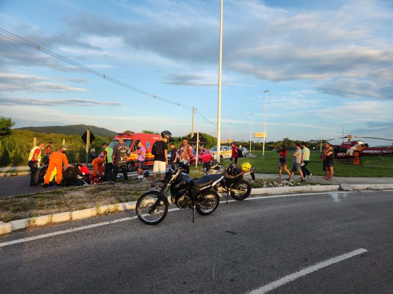 Mulher foi socorrida em estado grave – Foto: PMRv/ Divulga&ccedil;&atilde;o/ ND