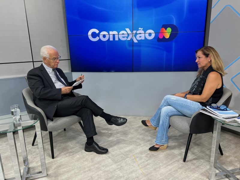 Bebel Orofino em entrevista ao Conex&atilde;o ND – Foto: Rodrigo-NDTV