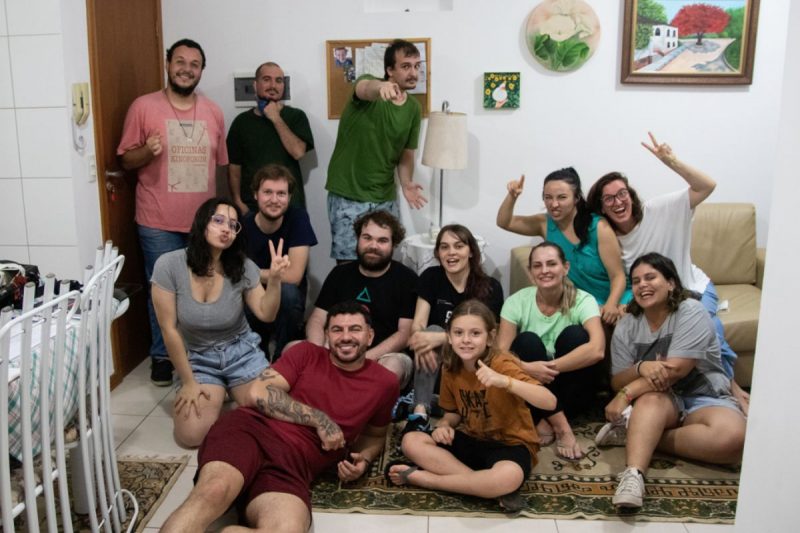 Equipe que trabalhou no curta-metragem – Foto: Divulga&ccedil;&atilde;o/ND