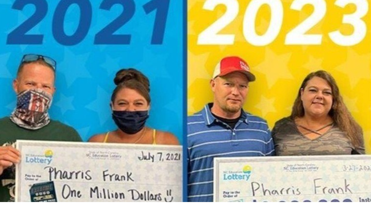 Homem ganha na loteria pela segunda vez e diz que vai viajar com a mulher – Foto: REPRODU&Ccedil;&Atilde;O/NORTH CAROLINA EDUCATION LOTTERY