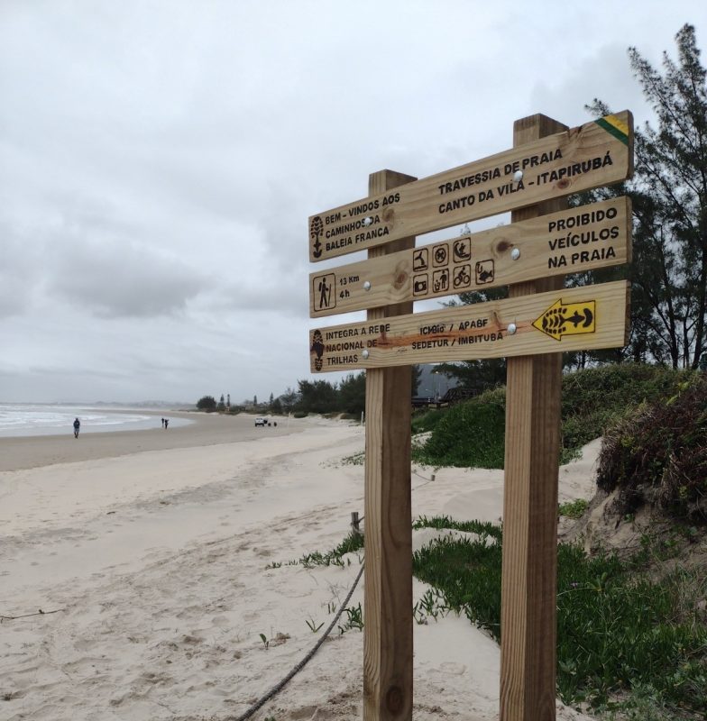 Caminho da Baleia Franca &eacute; uma das trilhas que integram a Rede – Foto: Cris Bossoni/Divulga&ccedil;&atilde;o IMA/ND