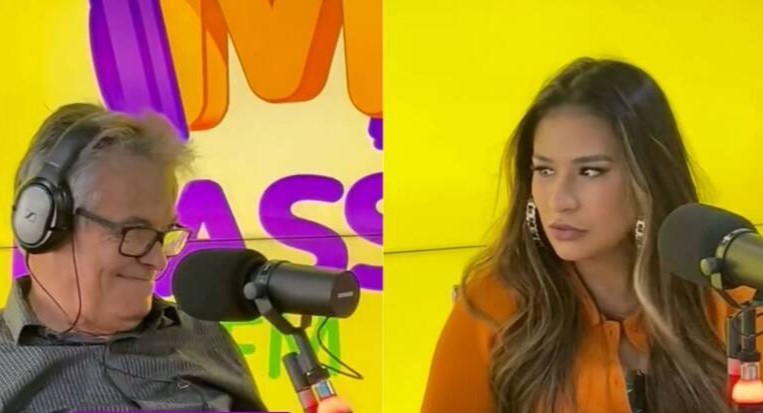 Momento chamou a aten&ccedil;&atilde;o da cantora que foi surpreendida – Foto: Reprodu&ccedil;&atilde;o/Internet