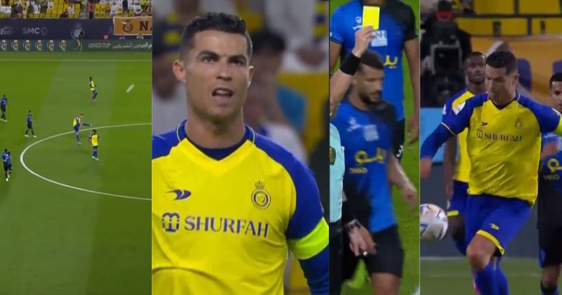 Cristiano Ronaldo dá verdadeiro "chilique" com a arbitragem na Arábia Saudita