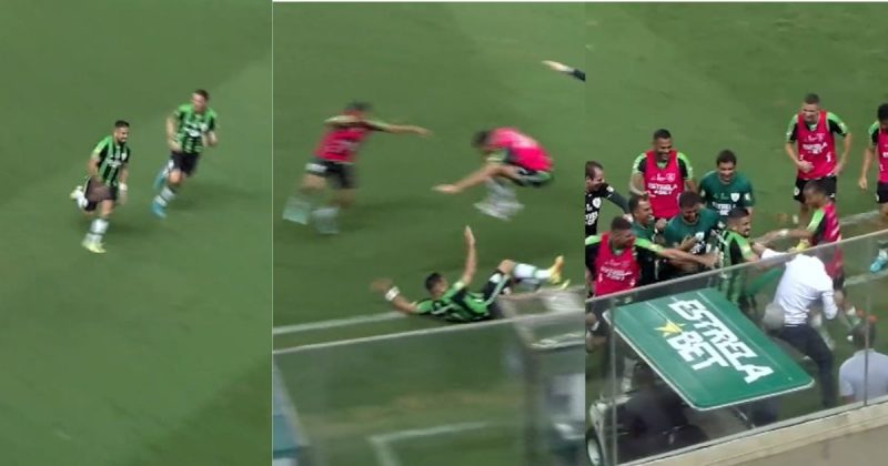 Ex-Figueirense, Aloísio deu "carrinho" em companheiros e ainda tapas no próprio técnico na comemoração do gol 